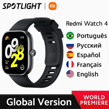 [World Premiere] Global Version Redmi Watch 4 Support Bluetooth Call 1.97'' AMOLED Display 20 Days Battery Life 5-system GNSS