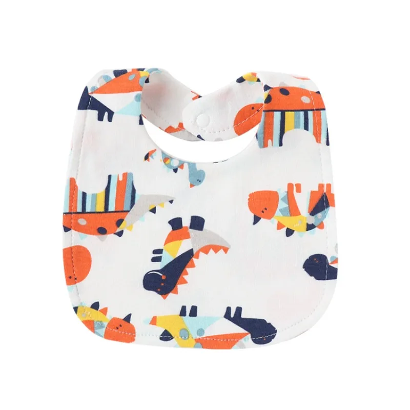 4Pc/Set Baby Bibs Burp Clothes Cartoon Newborn Saliva Towels for Girls Boys Cotton Kid Apron Infant Accessories Toddler Bibs Set