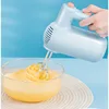 Electric Automatic Stirrer Handheld Egg Beater Milk Foamer Cream Butter Whisk Cake Bake Dough Mixer Stainless Steel Food Blender 2