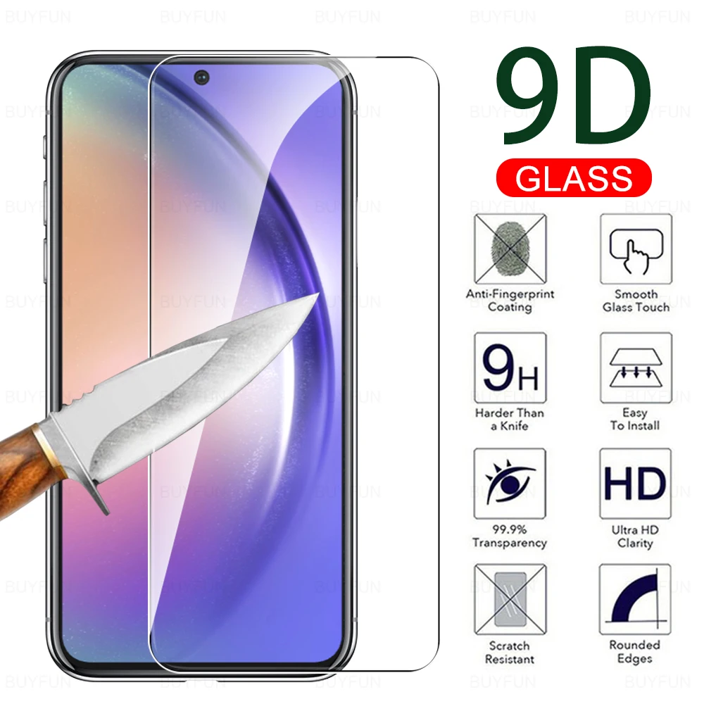 

Защитное стекло, закаленное стекло 9D для Samsung Galaxy A54 A34 5G A24 4G