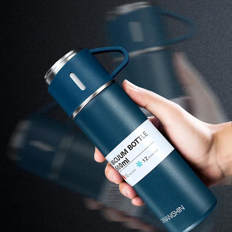 500 مللي الأصلي ستانلي الحرارية كوب Contigo زجاجة ماء الفولاذ المقاوم للصدأ الحرارية السفر الأعمال مع هدية صندوق درينكوير القهوة القدح
