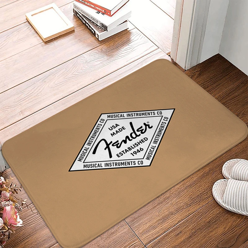 F fender felpudos antideslizantes y lavables para puerta de entrada