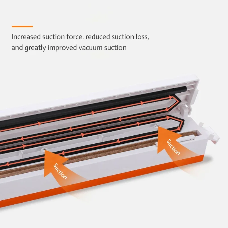 Bag sealer portable sealing machine food vacuum sealer Eletric Vacuum Sealer Degasser Machine 10PCS Vacuum Packaging Vinyl Bags for Home and Kitchen Supplies