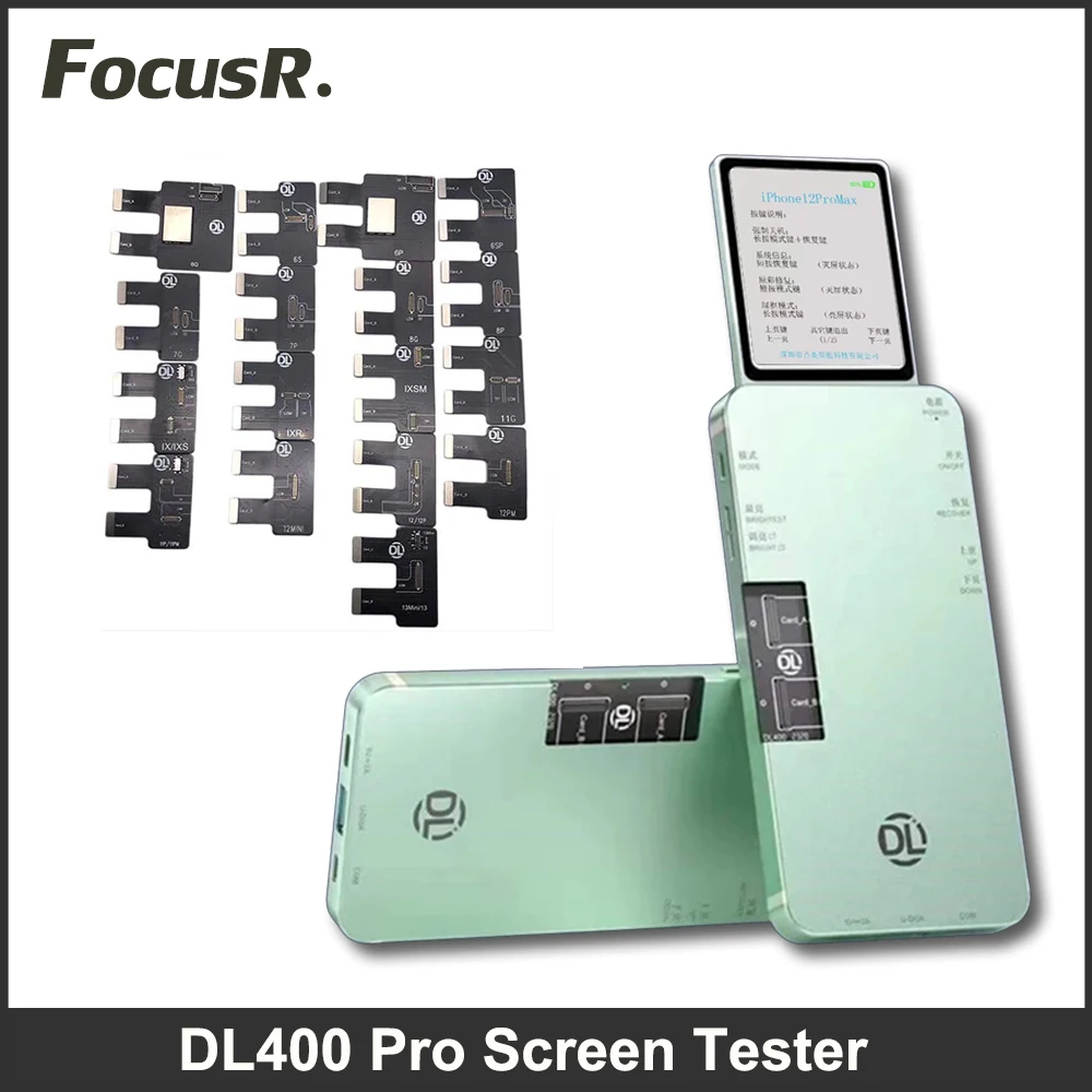 

DL400 Pro LCD True Tone Recovery Programmer For iPhone 6 to 14pro Screen Tester For Samsung Huawei Xiaomi Display Testing Tools