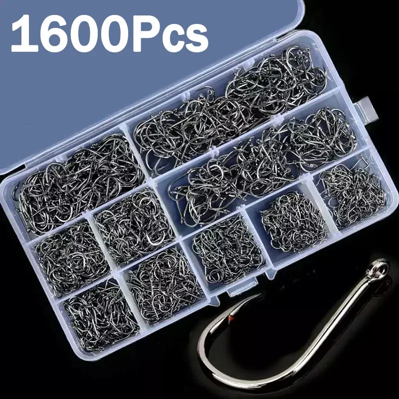 50-1600Pcs/BoxFishing Hooks 1