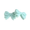 10Pcs Silicone Beads DIY Baby Teething Bow Tie Beaded Pacifier Chain Necklace Bracelet For Nursing Teether Pearls Chew Safe Toy 4