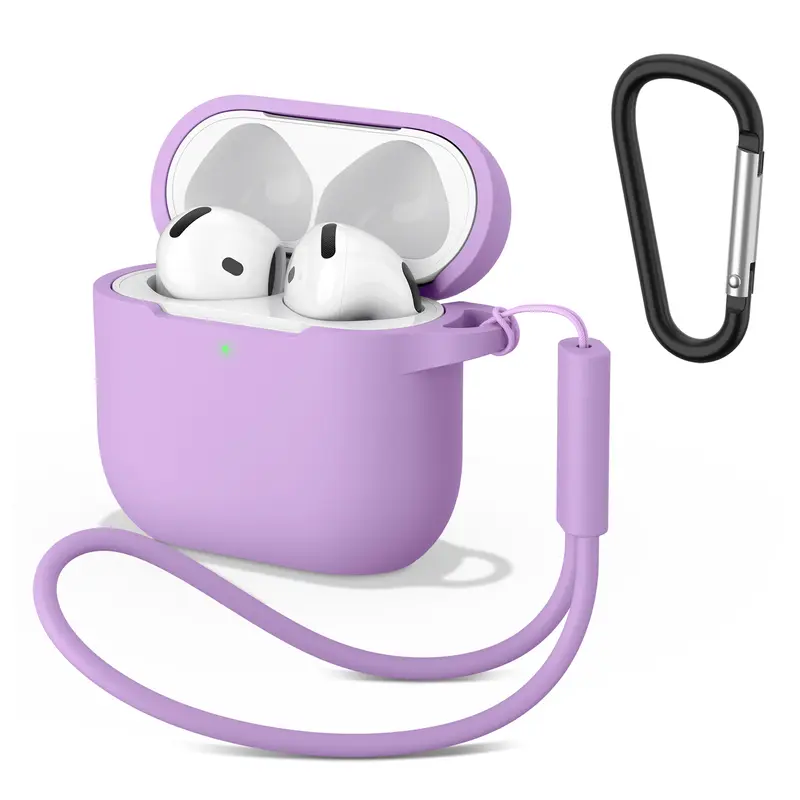 Silicone Cases For Apple Airpods 4 Earphones Accessories Wireless Bluetooth Headset Cover For Apple Air Pods 4 Protective Case - Image 14