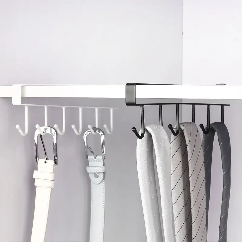1pc Grey Multifunctional Kitchen/home Use Traceless Hook For Quick