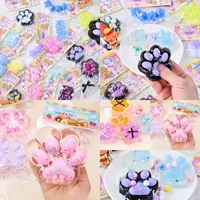 Cat Paw Pinch Toy Kawaii Decompression Toys Cartoon Antistress Squishy Stress Relief Slow Rising Toys For Kids Stretch Toys 1
