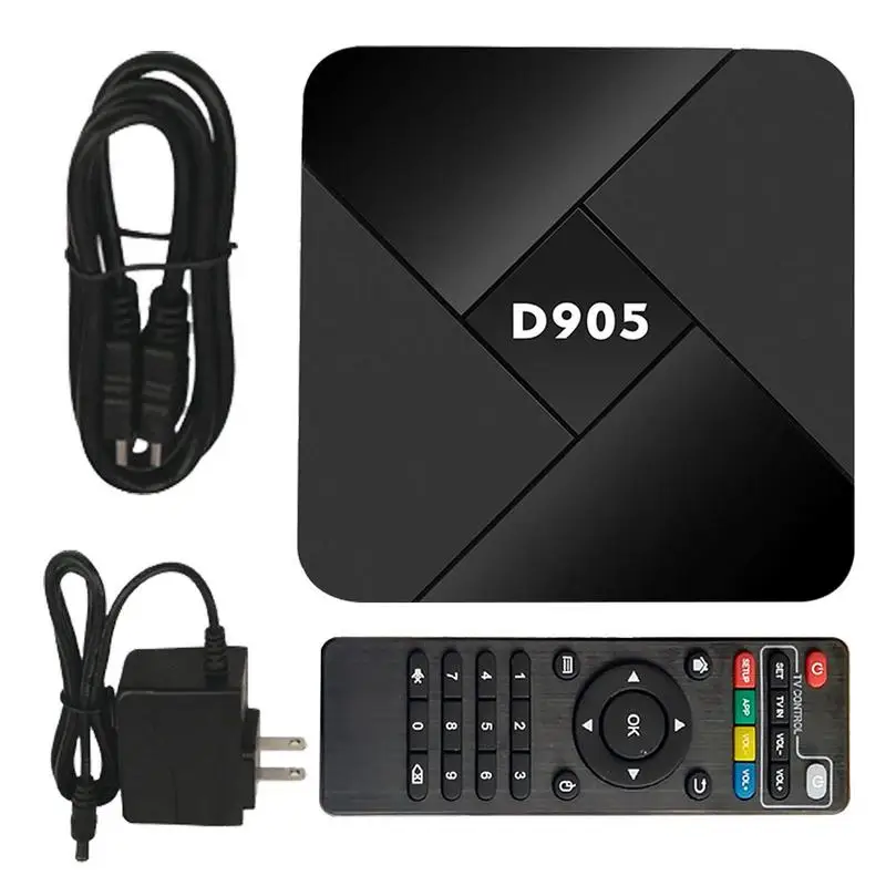 D905 Quad Core Wifi Smart Tv Box Lettore Di Rete 4K Custodia Per Videogiochi 2G Cortex-A53 Quad Core Top Box Lettore Multimediale