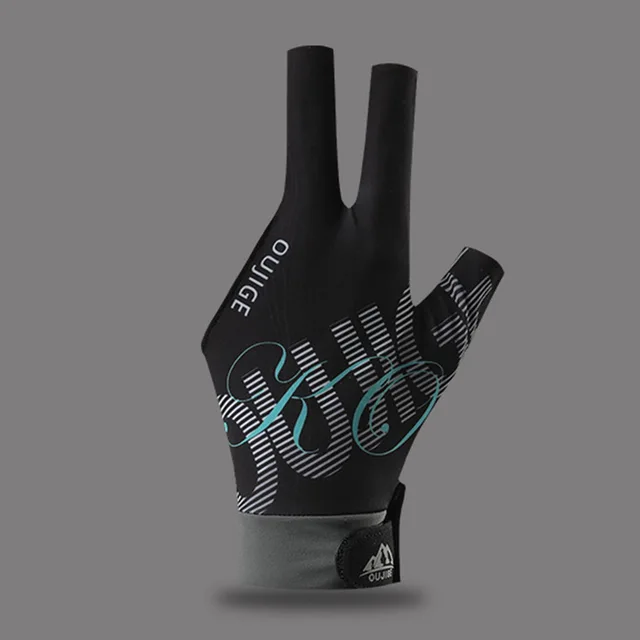 Portable Left Hand Billiards Glove Elastic Non Slip Billiard Training Gloves Breathable Three Fingers Glove Fitness Accessories 1