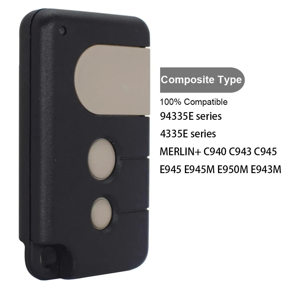 For Chamberlain Motorlift 84330EML 84333EML 84335EML 84335E 84330E 84333E Garage Door Remote Control 433.92MHz Rolling Code 4
