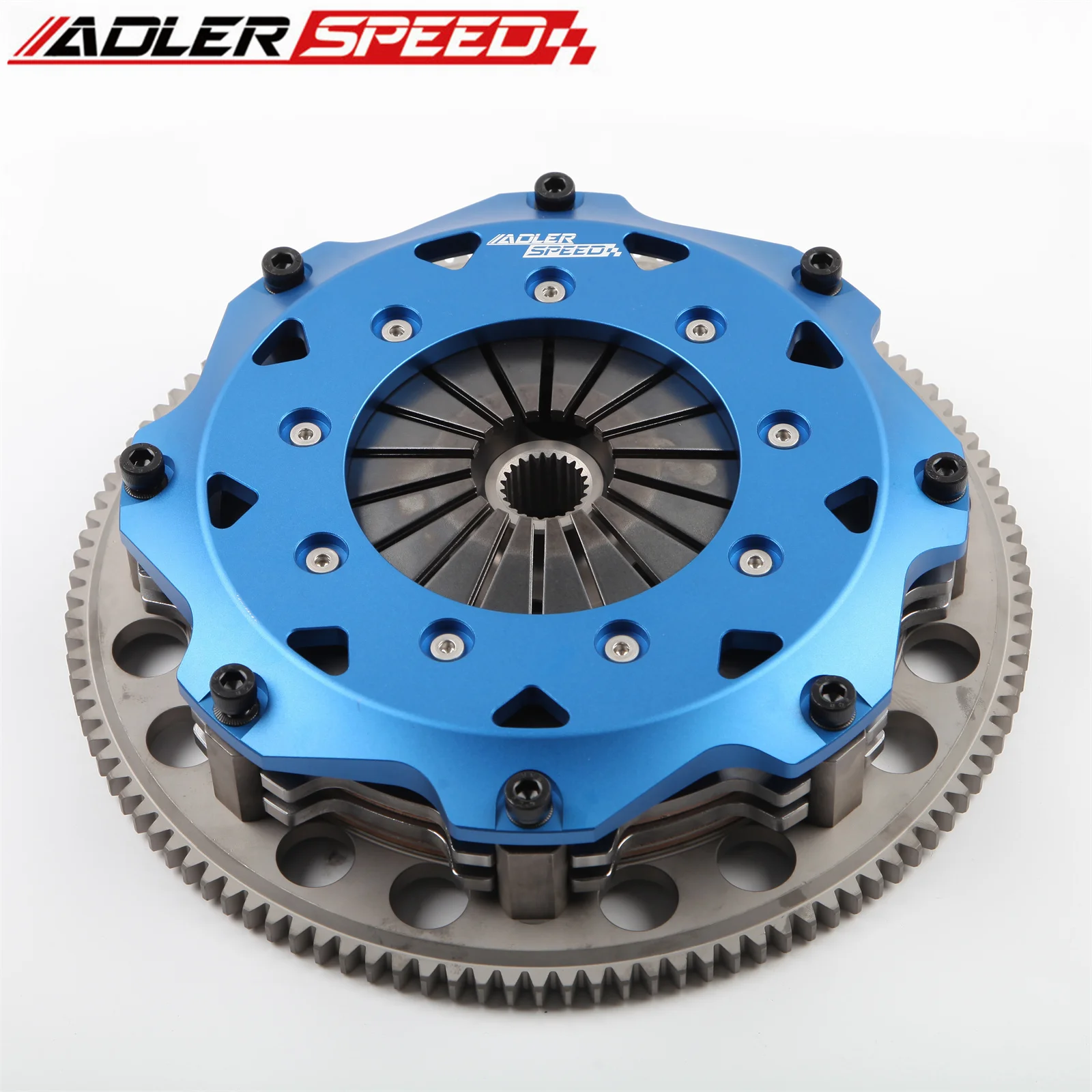 S+ADLERSPEED 8.5인치(215mm) 레이스 클러치 키트 & 트윈 디스크 (미쓰비시 랜서 에보 4 5 6 7 8 9 용)