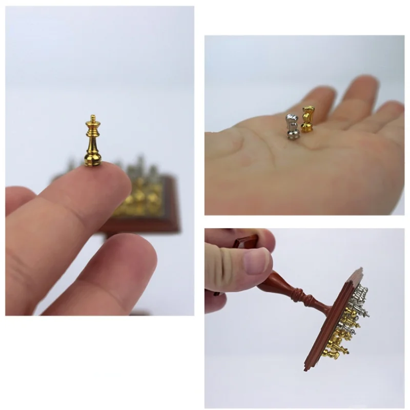 Mini Chess with Magnetic Miniature Food Play Scene Model, Foreign Trade, Hot-selling, 1:12