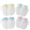 4 Pairs Nylon Baby Gloves Seasons Anti-Scratching Kids Accessories Anti-grasping Scratch Mittens Hand-guard Supplies 1