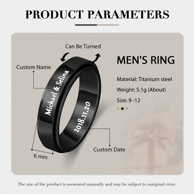 Custom Men's Snake Ring Wedding Band | Exquisite Jewelry for Every Occasion  | FWCJ