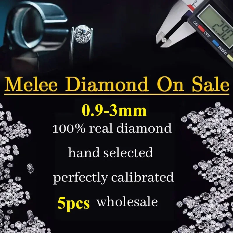 HPHT Wholesale 5/10/20pcs Lab Grown Diamonds DEF Color VVS-VS Clarity 1CT Lab Diamond Melee Stone Super White For Jewelry Making 5