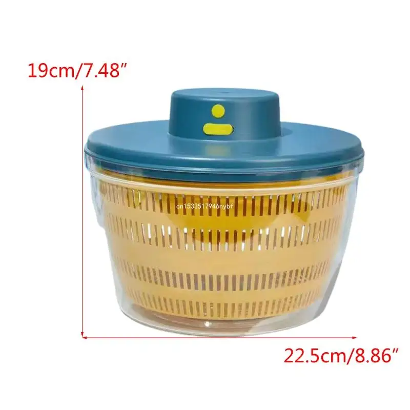 Electric Fruits and Vegetables Dryer Auto-rotate Drain Basket Kitchen Washer Dryer for images - 6