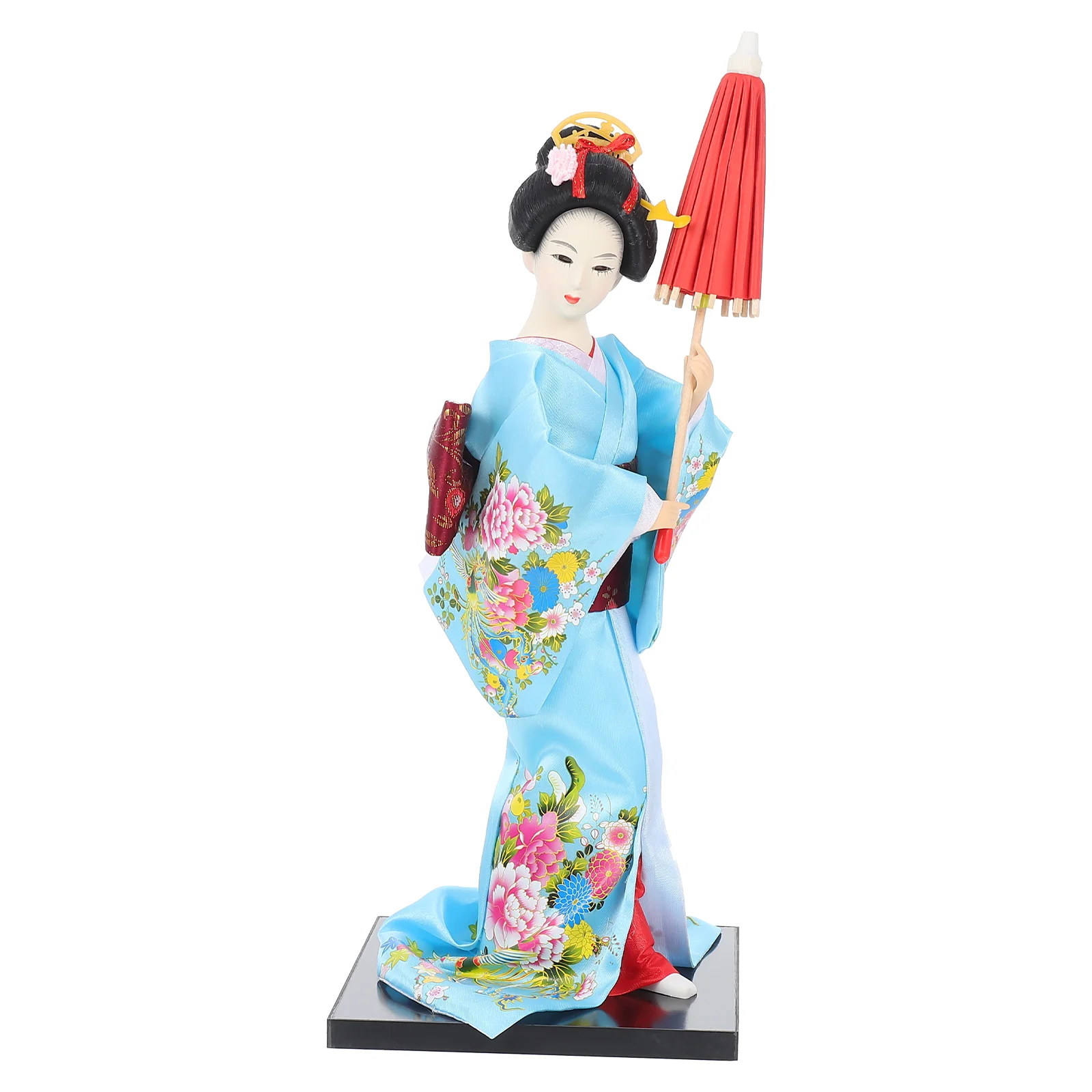 

Figurine Kimono Doll Shape Decor Creative Geisha Japanese Geisha Kabuki Doll Tabletop Decor Japanese Style Doll Desktop Ornament