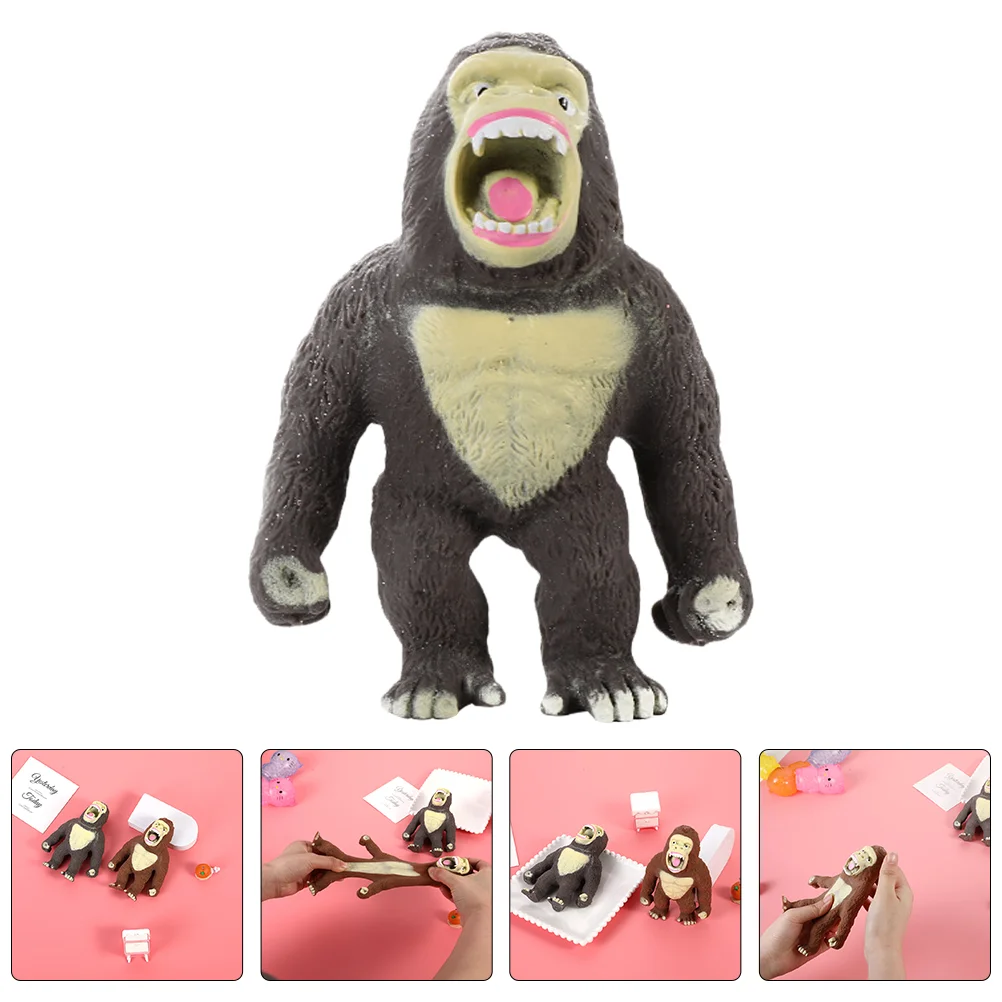 

Kids Sensory Toy Stretchy Chimpanzee Toy Novelty Chimpanzee Toy Children Gift Chimpanzee Toy Vent The Gorilla Lala