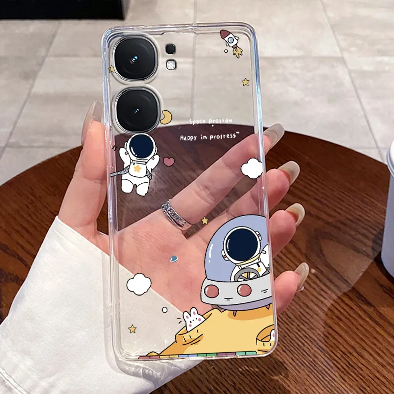 Aesthetic Fashion Cute Cat Soft Silicone Transparent Phone Case Cover