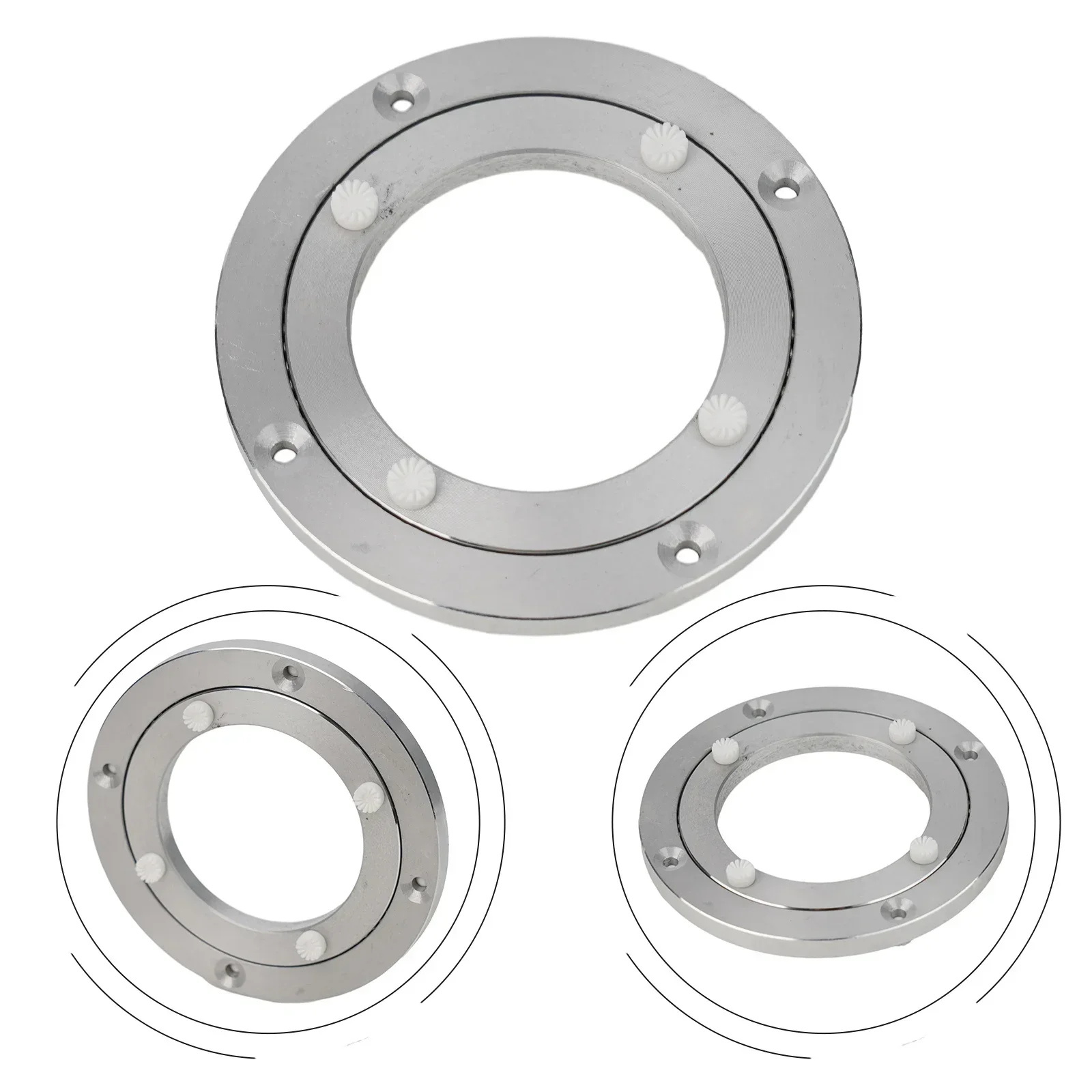 Adjustable Aluminum Rotating Lazy Susan Swivel Plate
