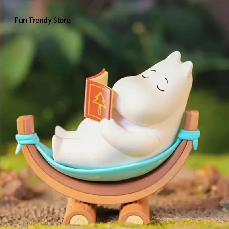 

Pop Mart Life in The Moominvalley Series Blind Box Kawaii Action Anime Mystery Figure Toys and Hobbies Kids Gift Caixas Supresas