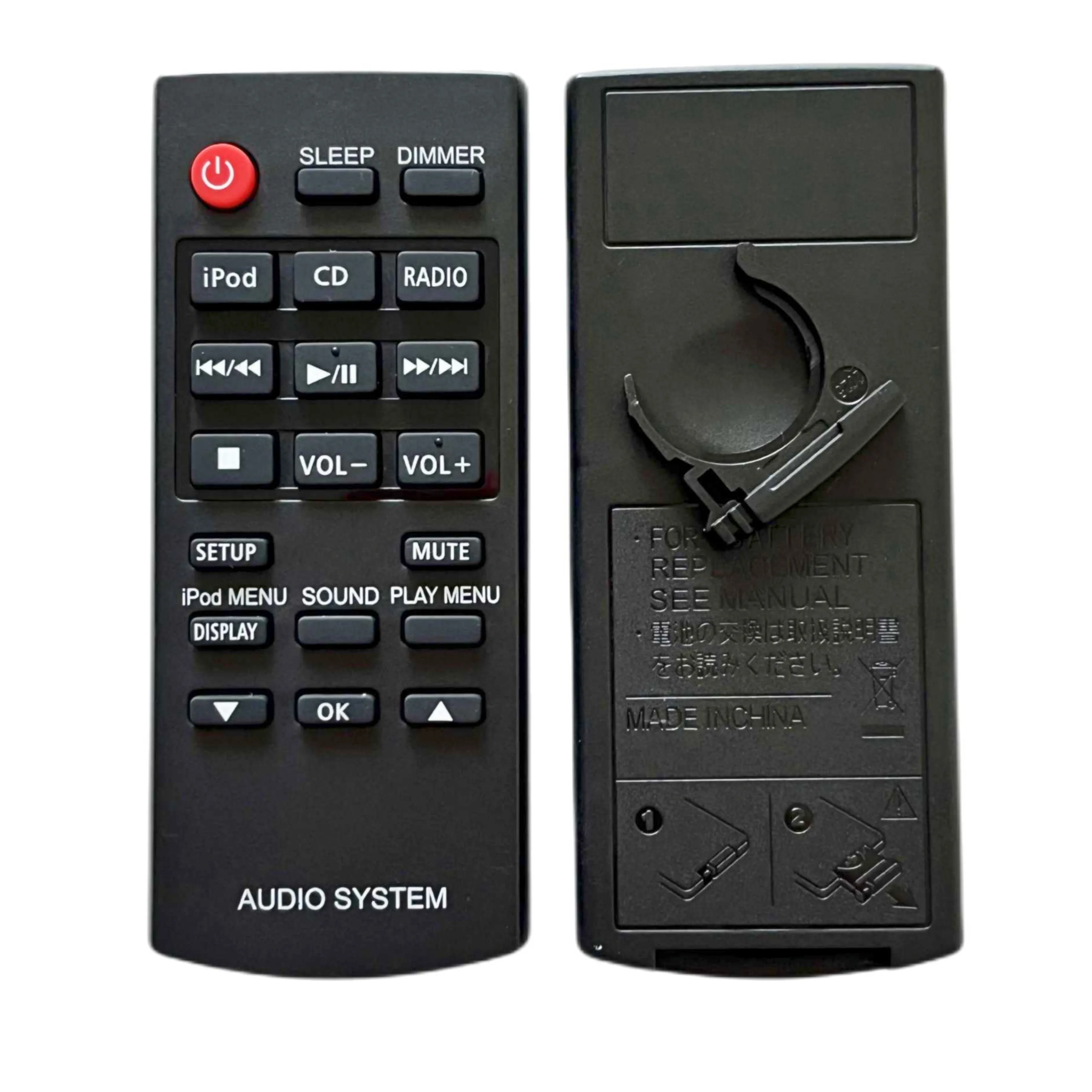 Telecomando Adatto Per Sistema Stereo Compatto Panasonic Sc-Hc27 Schc27 Sc-Hc27Db Schc27Db Sc-Hc27Dbebk Schc27Dbebk Sc-Hc27Gn