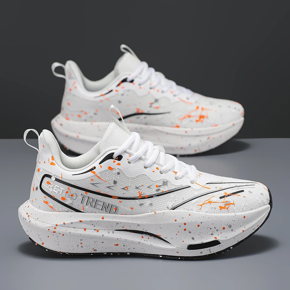 Marathon-Laufschuhe mit Carbonplatte, große Größe 48, für Herren, atmungsaktiv, leicht, bequem, für Damen, sportliche Outdoor-Sneaker – Detail 7