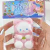 Soft Plush Cat Squeeze Toy Sensory Toy Silicone Cartoon Fidget Toy TPR 3D Pinch Decompression Toy Children 4