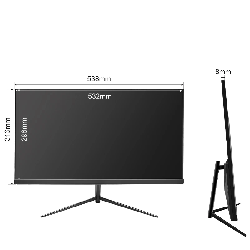 Ϲ  Ʈ  ȭ ȣ г 23.8 ġ, 밢 LED PC  ڿܼ   ȣ