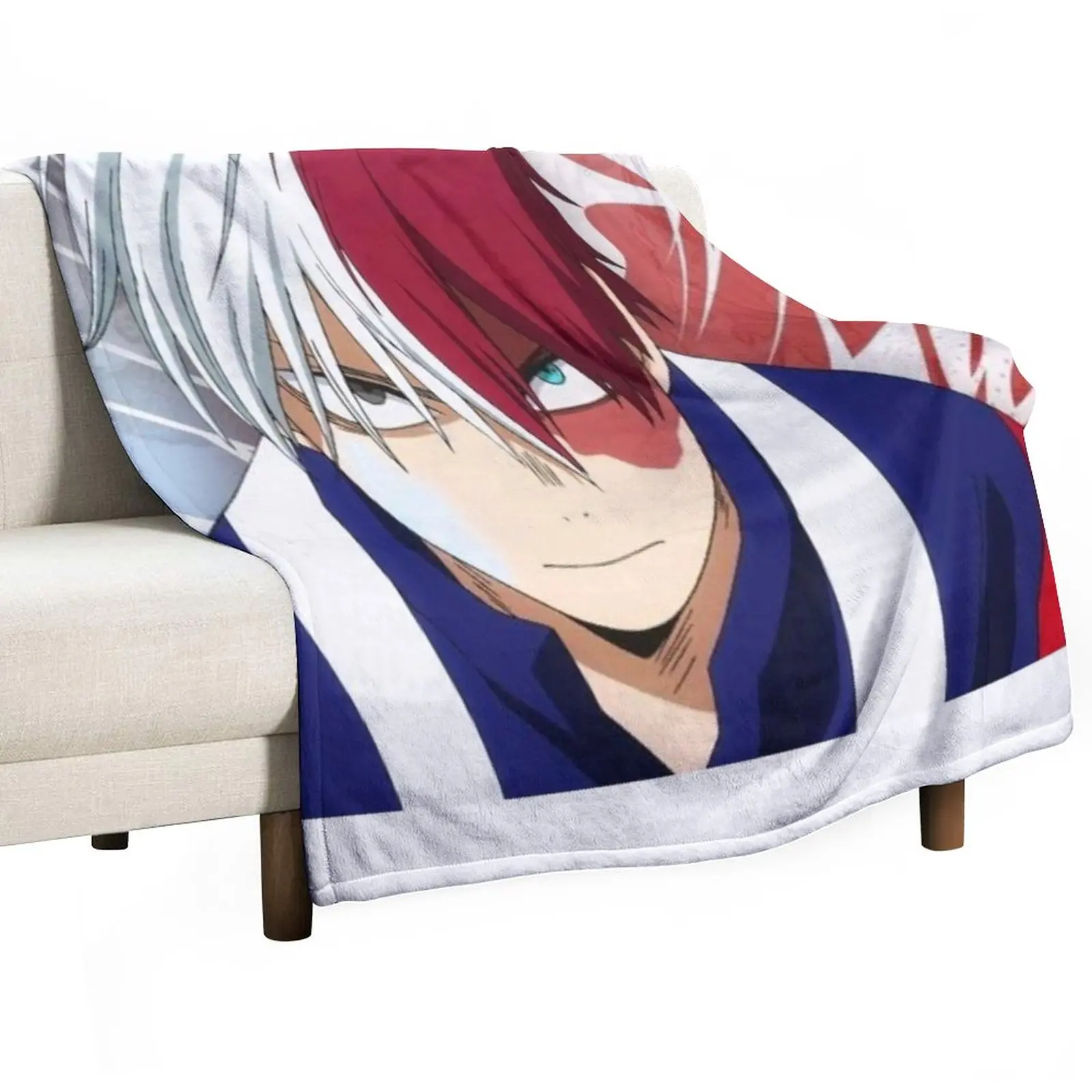 

Shoto todoroki Throw Blanket Polar blanket Large Blanket
