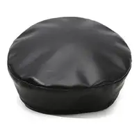 Bérets en cuir Pu noir pour femmes, casquettes de journal à dessus plat, Vintage, protection solaire angleterre, plates Y2k Gils, Style Punk 6