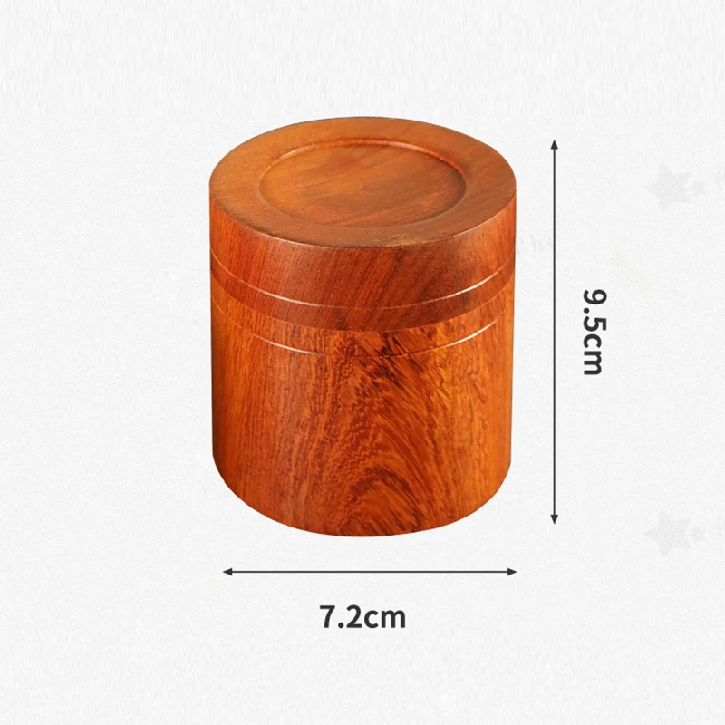 Natural Rosewood Tea Storage Box Chinese Wooden Tea Canister Lid Seal Kitchen Storage Jars Accessories Spice Box Organizer tea tin box tea canister airtight container