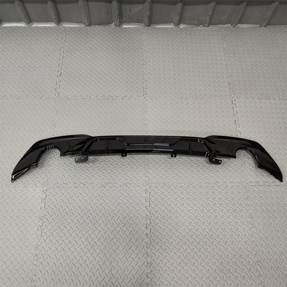 M 성능 스타일 자동차 후면 범퍼 디퓨저 BMW 3 시리즈 G20 G21 320i 320d 330i 330d M-Sport 2019-2022 Pre-Lci Gloss Black