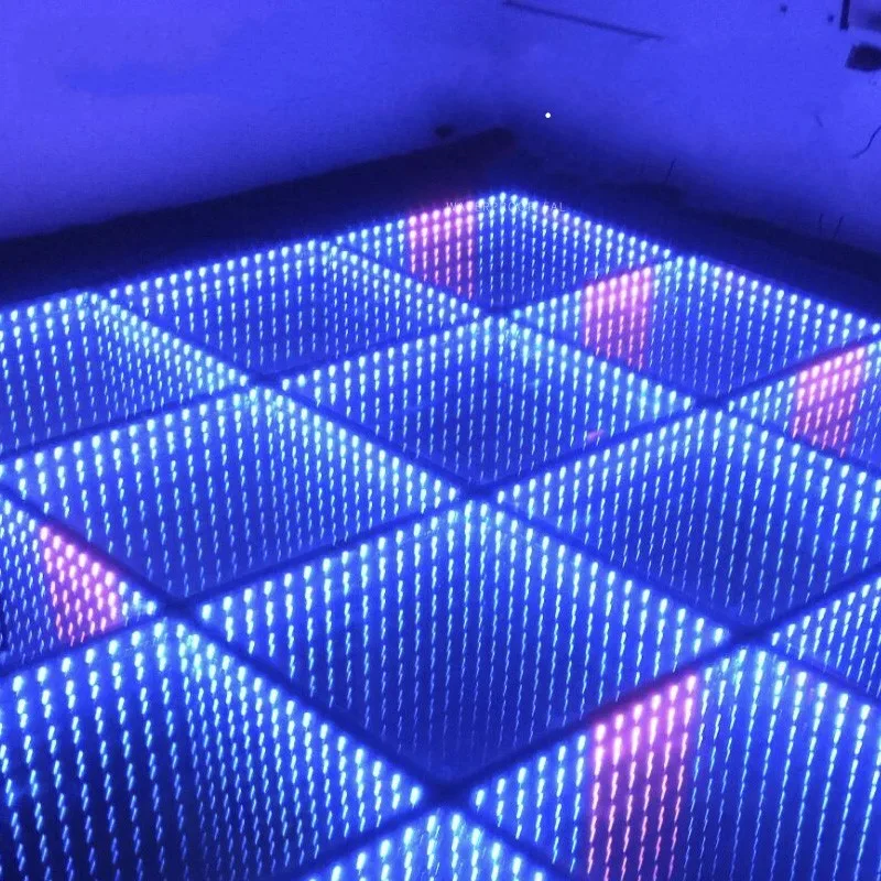 Luxury Shiny Crystal LED Luminous Wedding Mirror Carpet Aisle Runner T Station Stage Decoration Props 60 X 60 Cm 4Pcs/Lot