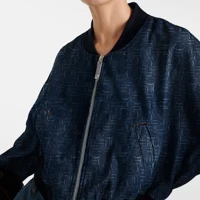 Women Pants Sets Denim Flared Trousers Fashion O Neck Coats Long Sleeve Zipper Casual Female Pants Suits Denim Streetwear Sets - Image 2