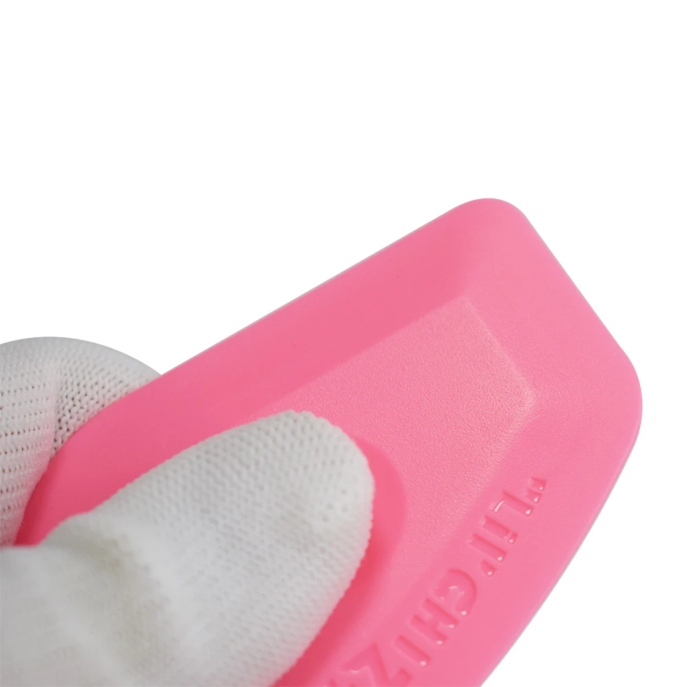 Multilateral Blue Soft Squeegee Pink Hard Corner Trimming Scraper For Glass Decal Styling Applicator Car Headlight Tools
