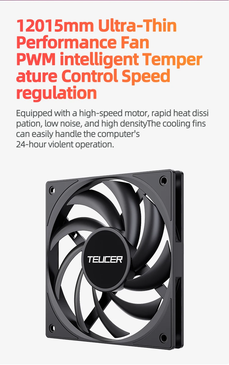 UT Series Tiny Titan Air Cooling Radiator Cooler Low Noise Avoid Memory CPU Fan