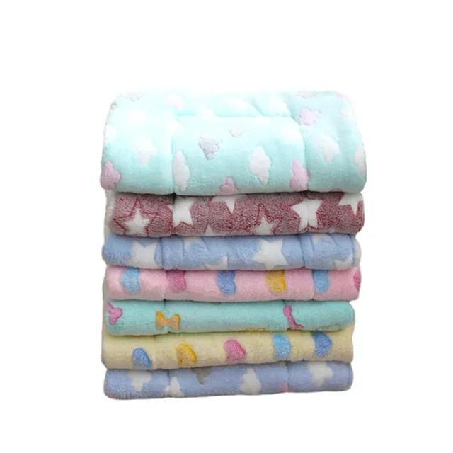 Pet Supplies Fostering Fruit Mat Dog Cat Cage Mat Falai Coral Suede Pet Mat S M 4