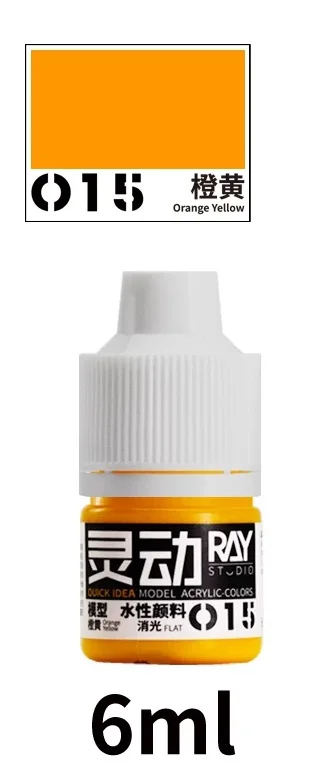 Acrylic Miniature Painting Water-Based Paint Set - Safe Non-Toxic Formula, 6ml Bottles