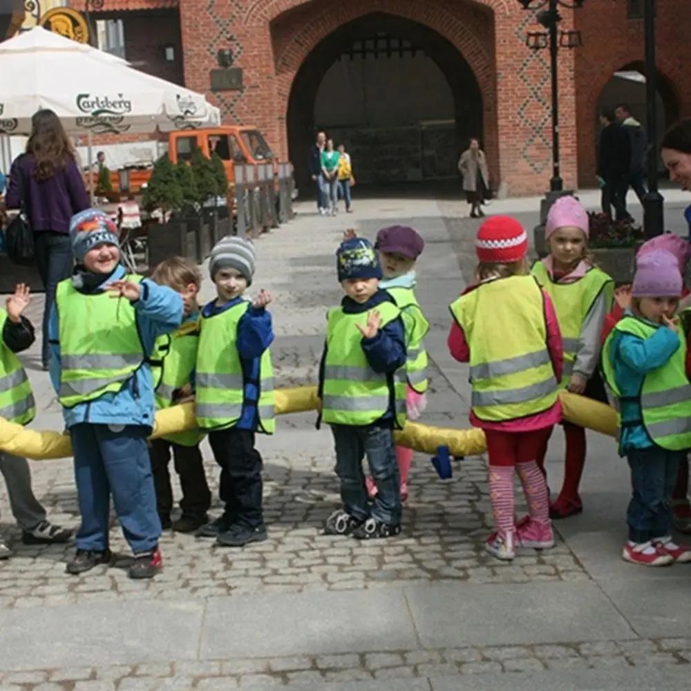 Casual High Visibility Kids Safety Vest Comfortable Wear Resistant Reflective Vest Jacket Breathable Traffic Waistcoat Night