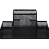 Black Iron Mesh Multi functional Creative Pen Holder Business Office Combination Pen Holder Four in One Combination 4