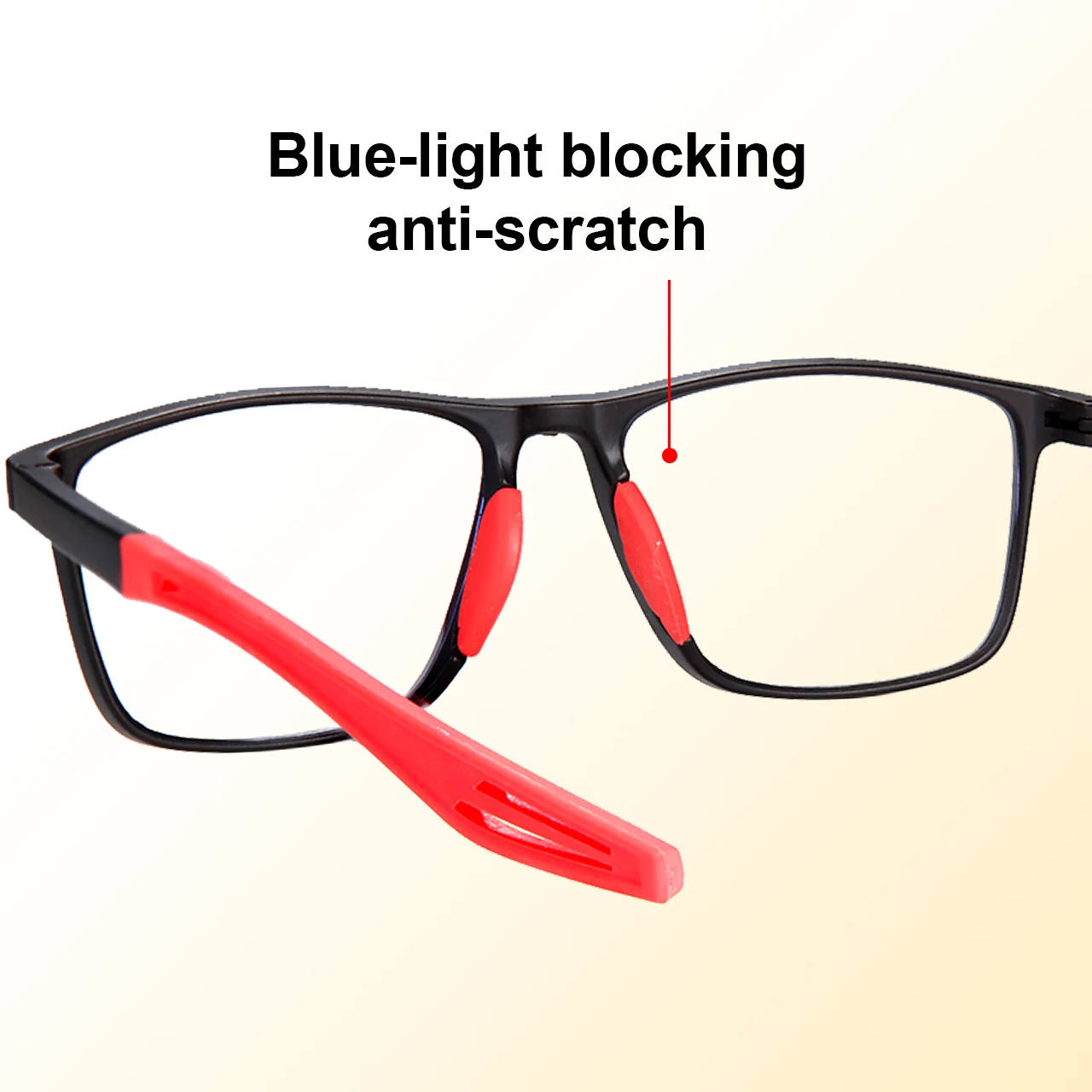 Rectangle Reading Glasses – Sport Non Slip Presbyopia Eyewear for Middle Aged Men & Women