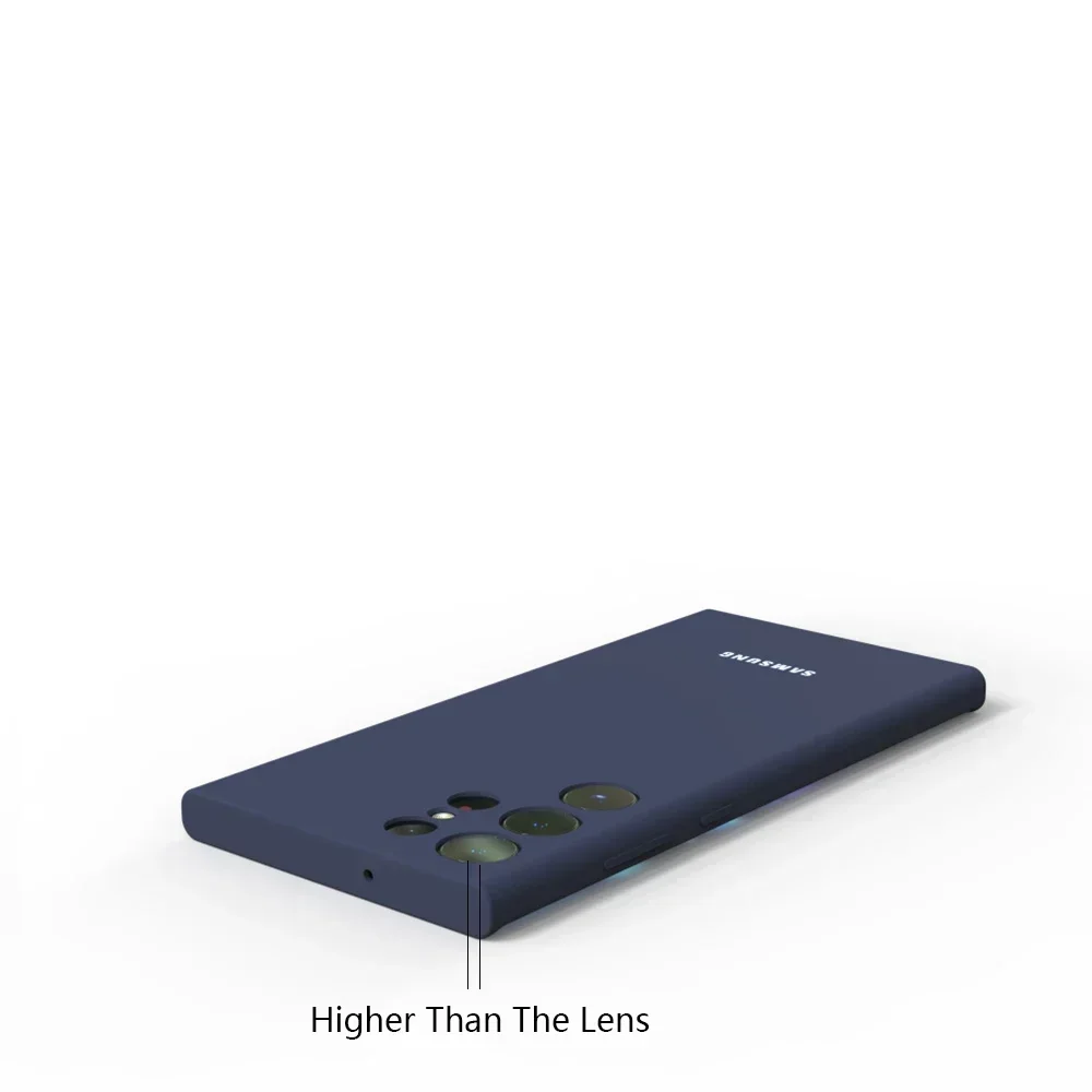 Funda de silicona líquida suave para Samsung S23, carcasa protectora ultrafina a prueba de golpes para teléfono Galaxy S 23, S23Ultra, S23Plus image_2
