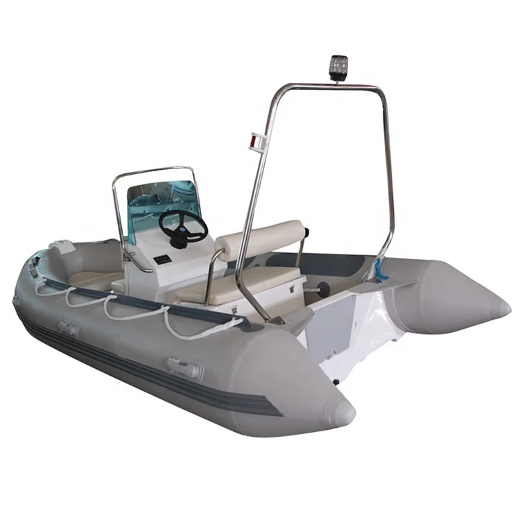 6 Persons Inflatable Boat 40HP Outboard Motor Rib Boat 430CM