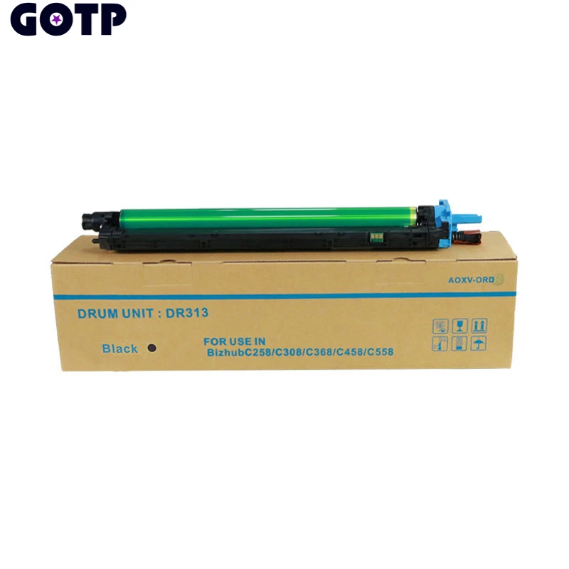 DR313 1PCS For Konica Minolta For Bizhub C266I C258 C308 C368 C458 C558 C658 ADC307 ADC367 Drum Unit Japan New Compatible drum unit