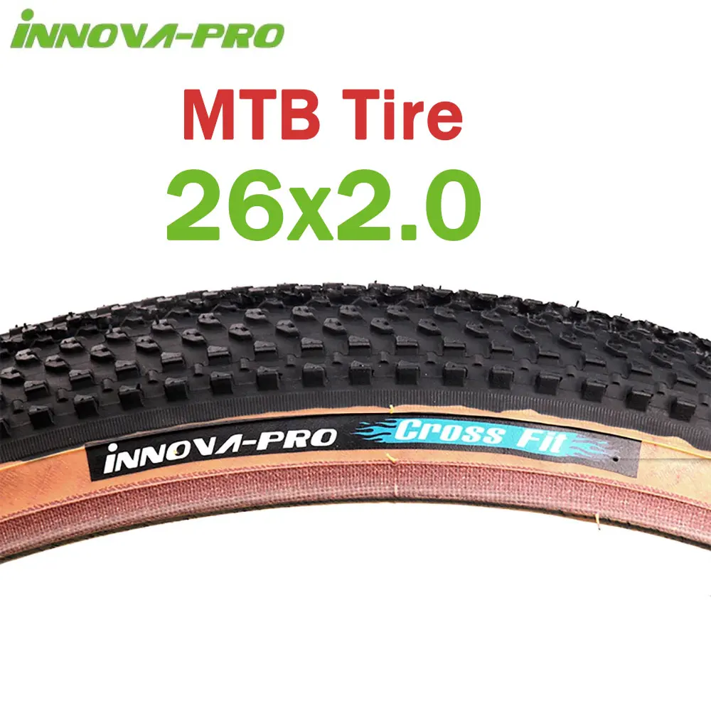 INNOVA Mountain Bike Tires 26*2.0 Anti Puncture Wire Types MTB 60TPI Off Road Bicycle Tire 26x2.0 Cycling Accessories