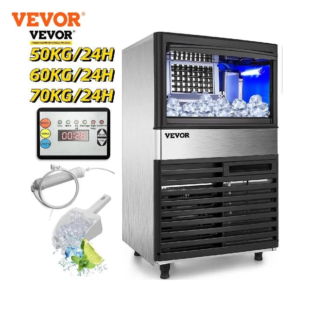 VEVOR VEVOR Commercial Ice Maker Machine 50KG Ice Cube Maker