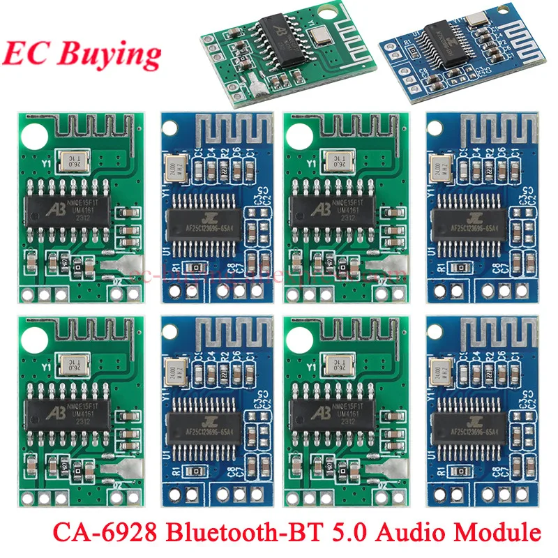 10Pcs/1pc CA-6928 Bluetooth-BT 5,0 Audio Modul Mono Digital Power Verstärker Bord Empfänger 5V 3,3V-6V Starke Signal LED Lautsprecher